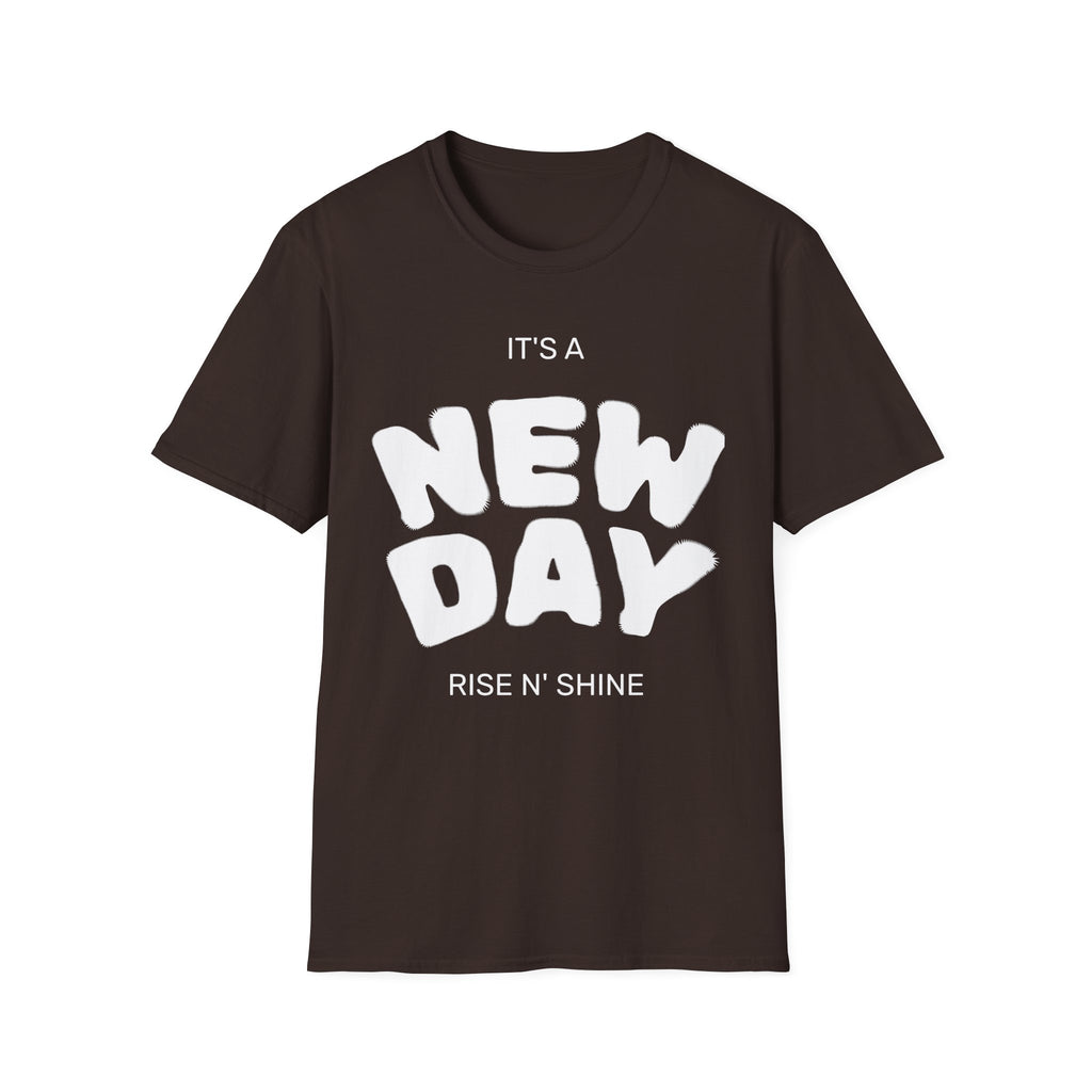 It's a New Day T-Shirt — Positive Morning Graphic Tee