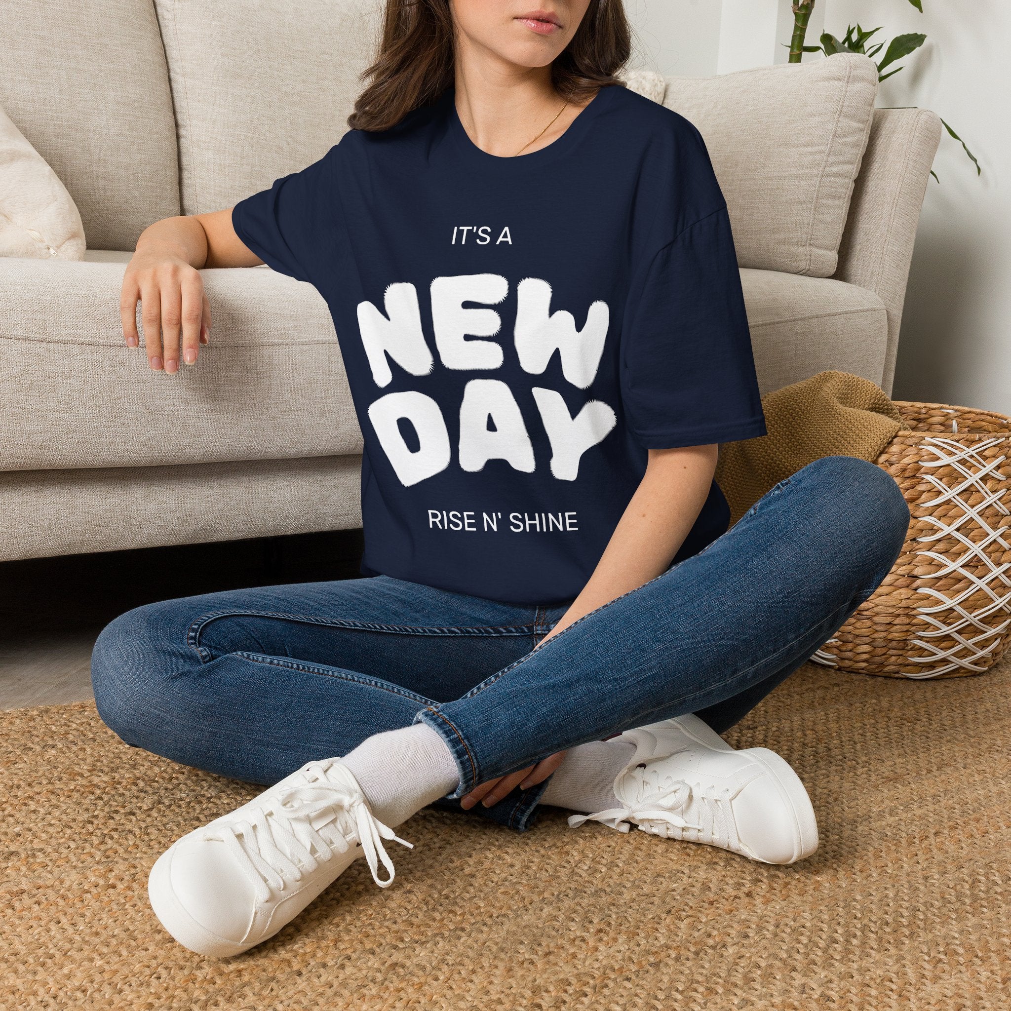 It's a New Day T-Shirt — Positive Morning Graphic Tee