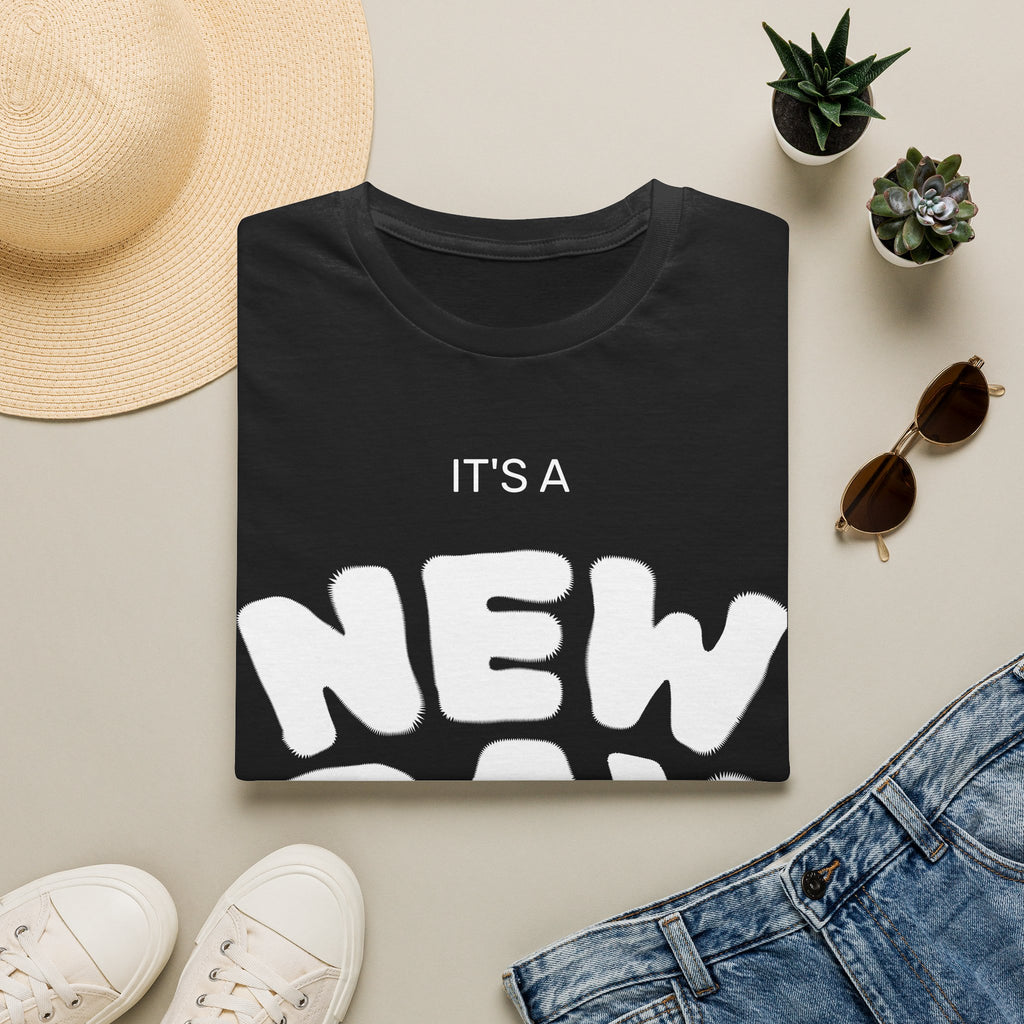 It's a New Day T-Shirt — Positive Morning Graphic Tee