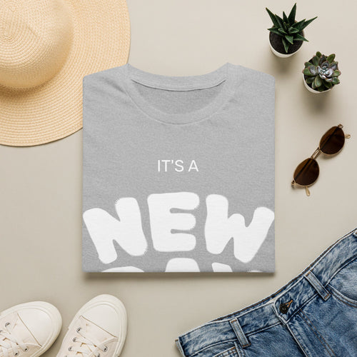 It's a New Day T-Shirt — Positive Morning Graphic Tee