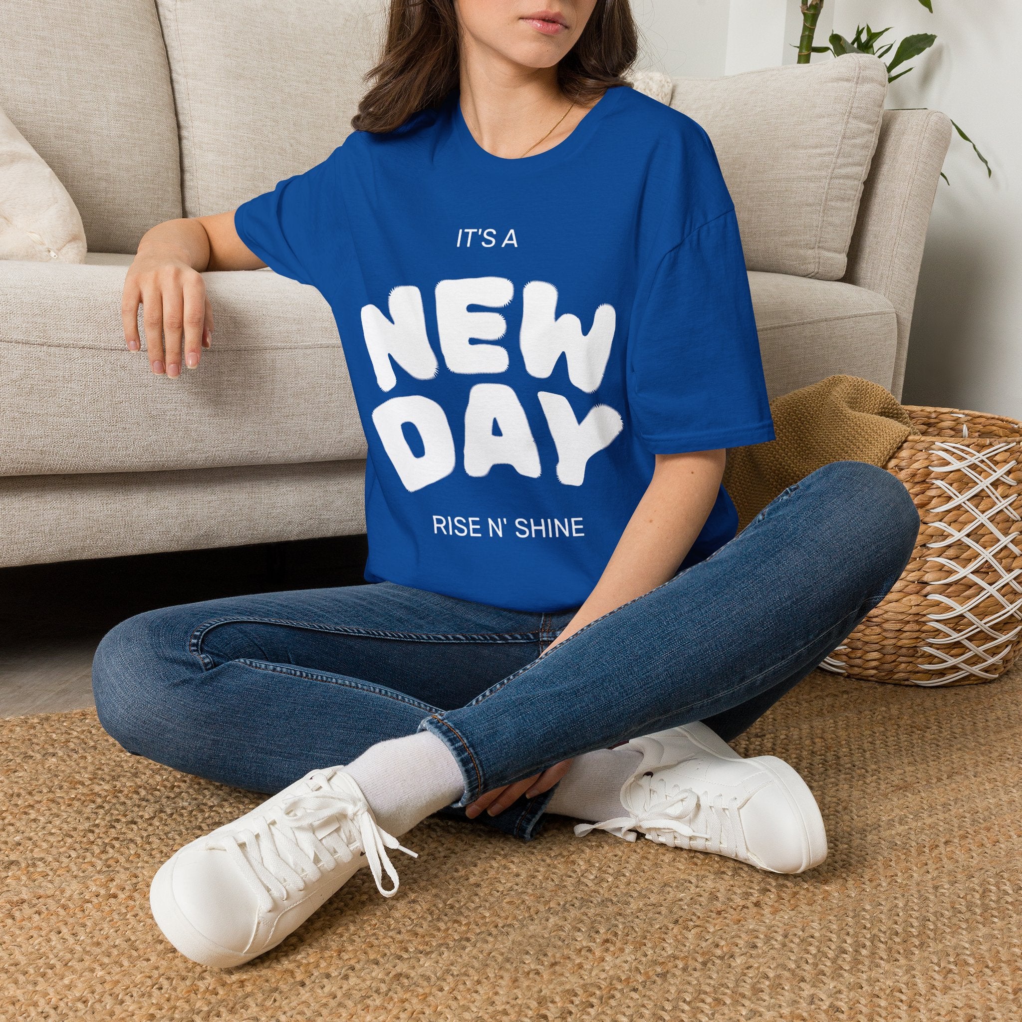 It's a New Day T-Shirt — Positive Morning Graphic Tee