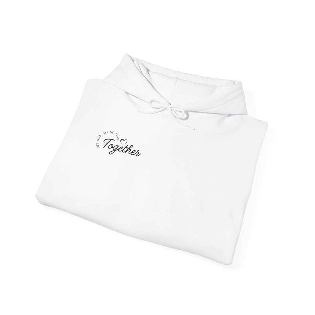Together Minimalist Hoodie — Small Script Chest Design