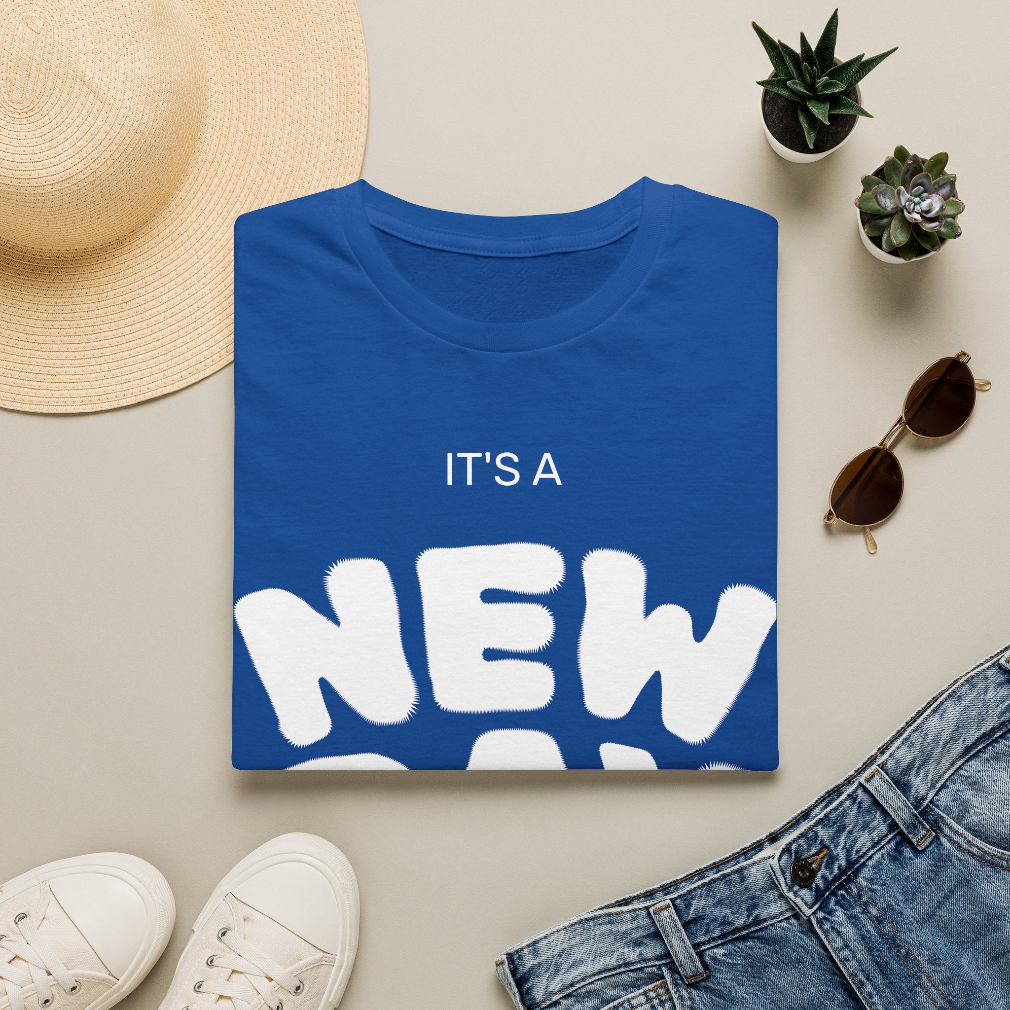 It's a New Day T-Shirt — Positive Morning Graphic Tee