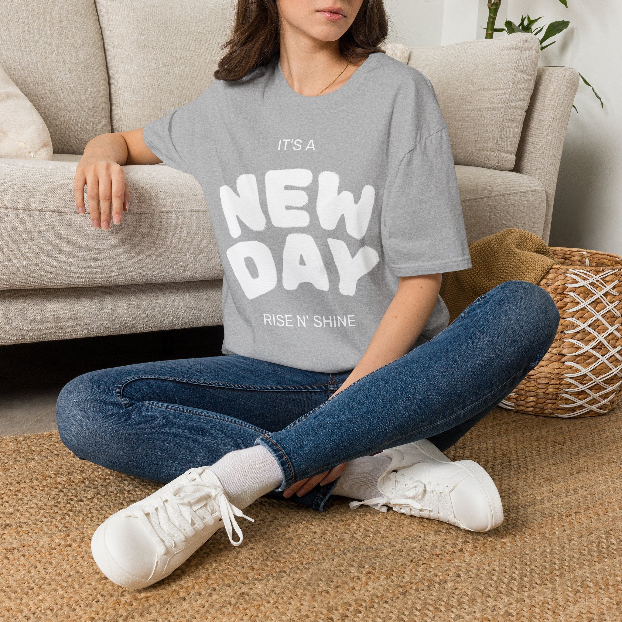 It's a New Day T-Shirt — Positive Morning Graphic Tee