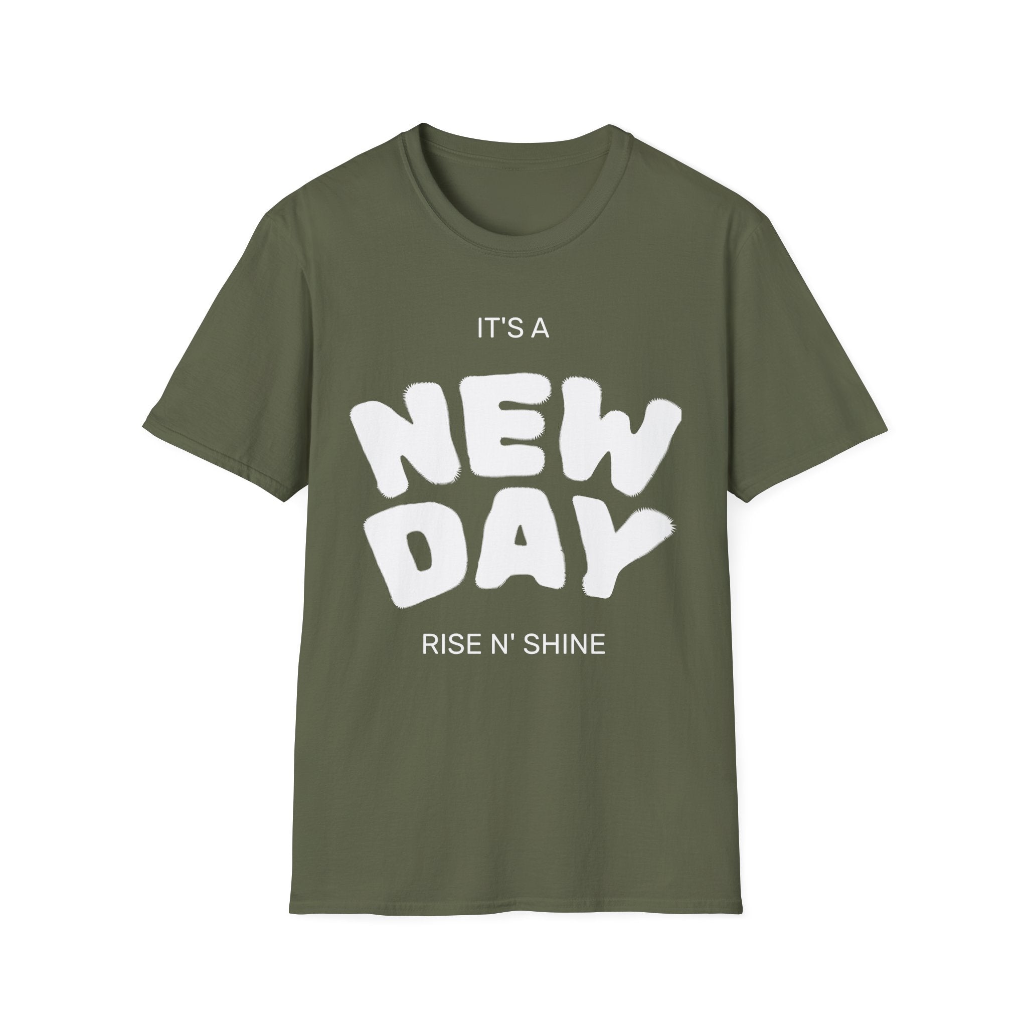 It's a New Day T-Shirt — Positive Morning Graphic Tee